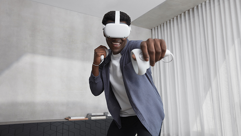 The Oculus Quest 2 for fitness practice